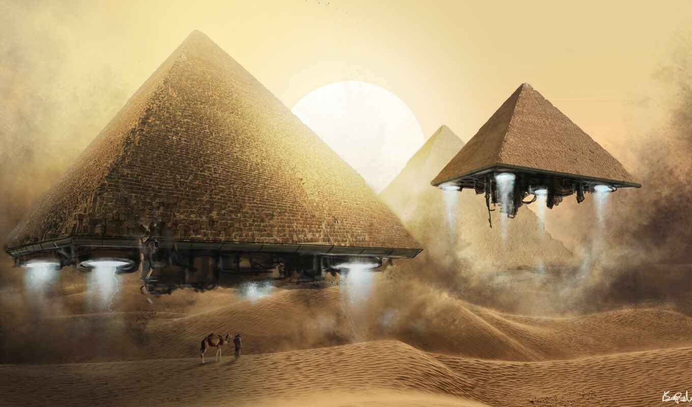 pyramids, loading, people, ufo, which, everything, aliens, built, pyramids