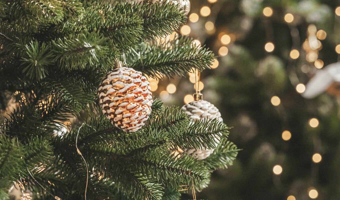 дерево, new, год, christmas, decoration