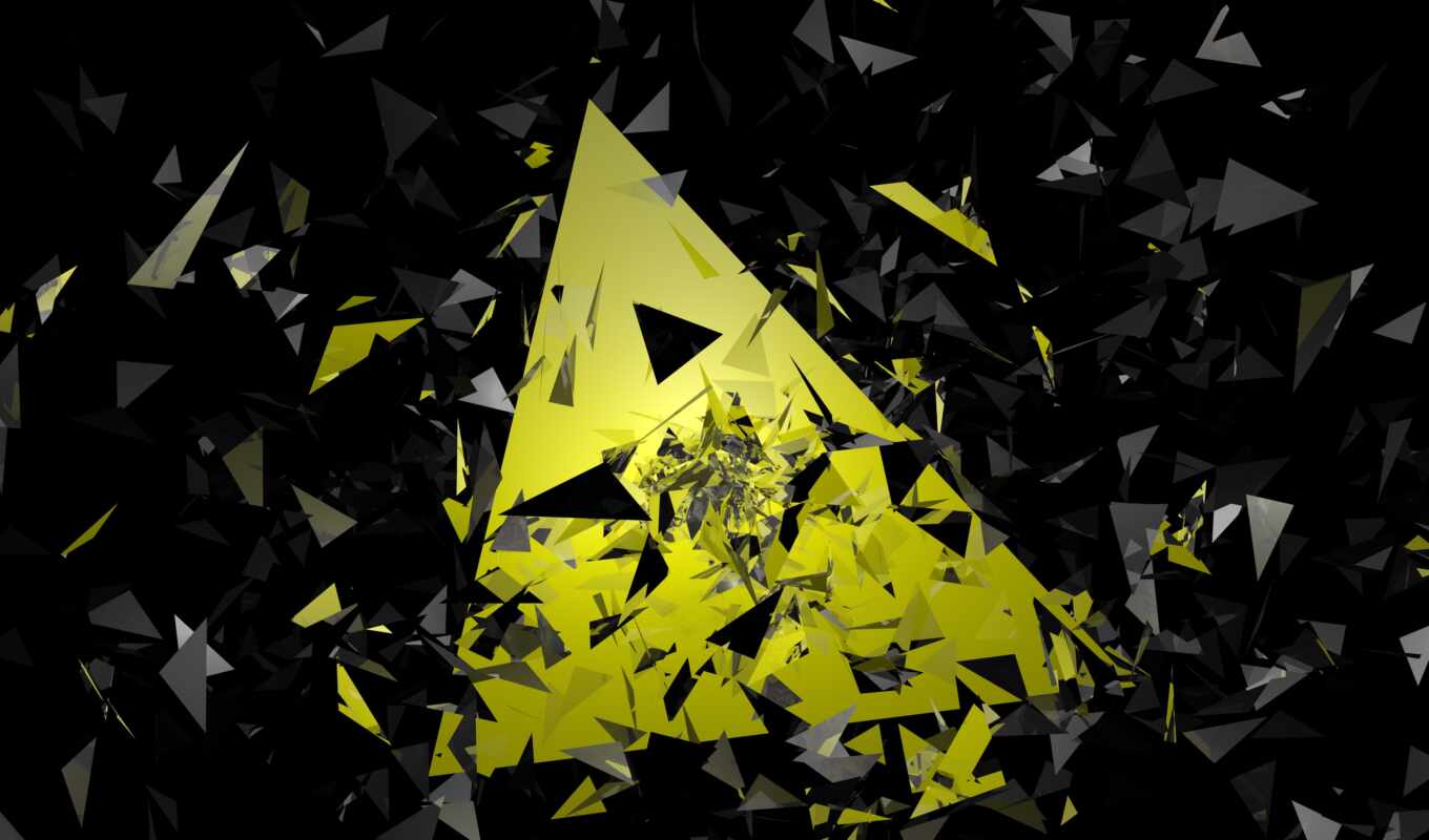black, creative, material, design, yellow, pyramid, geometric, geometry, shape, triangle, bands