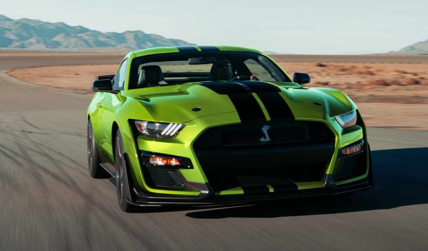 green, ford, mustang, shelby