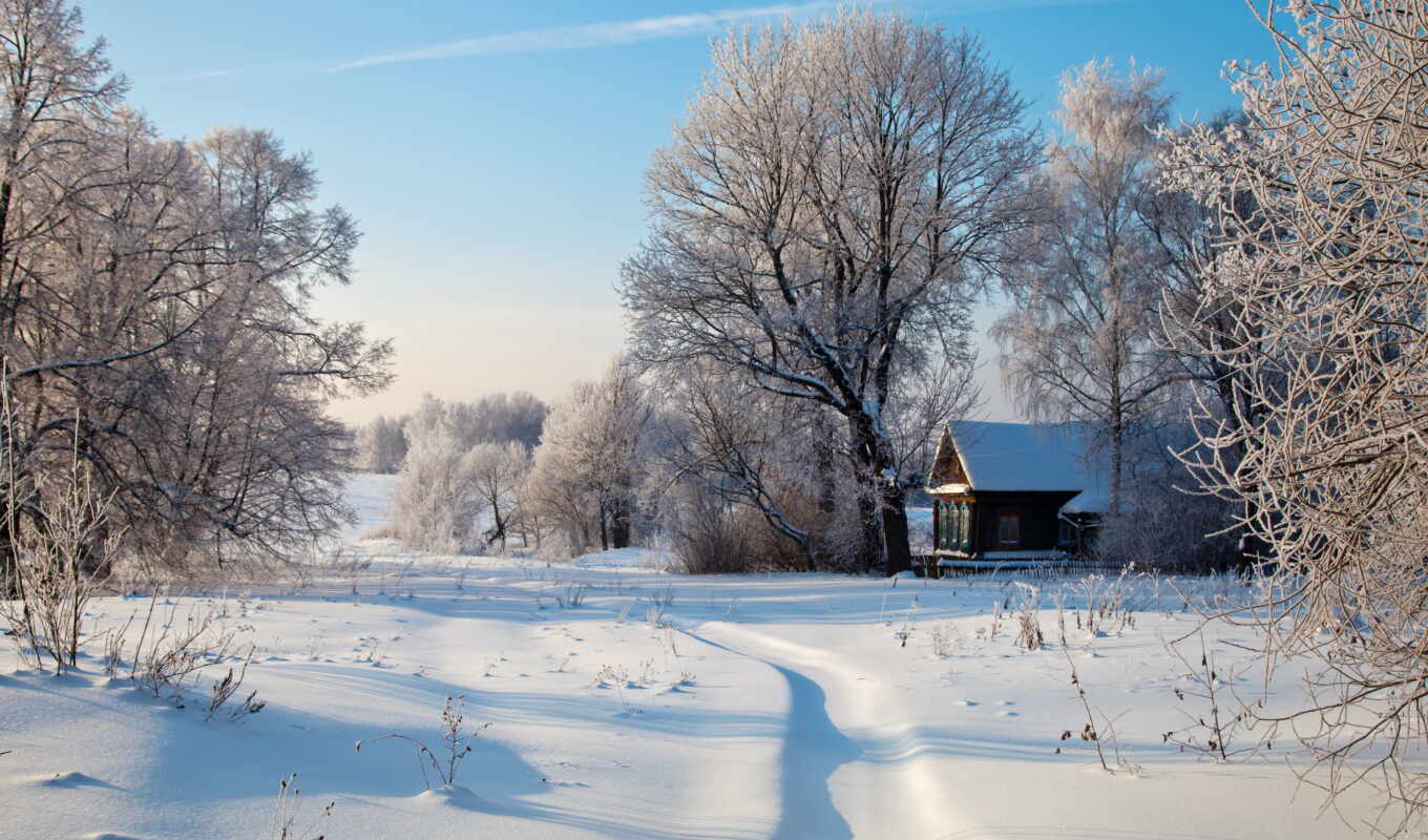 природа, winter, landscape, oir