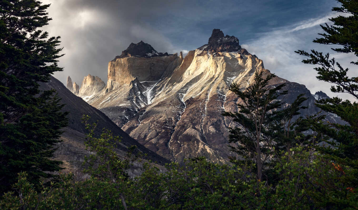 mountain, of, park, paine, chile, patagonia, torre