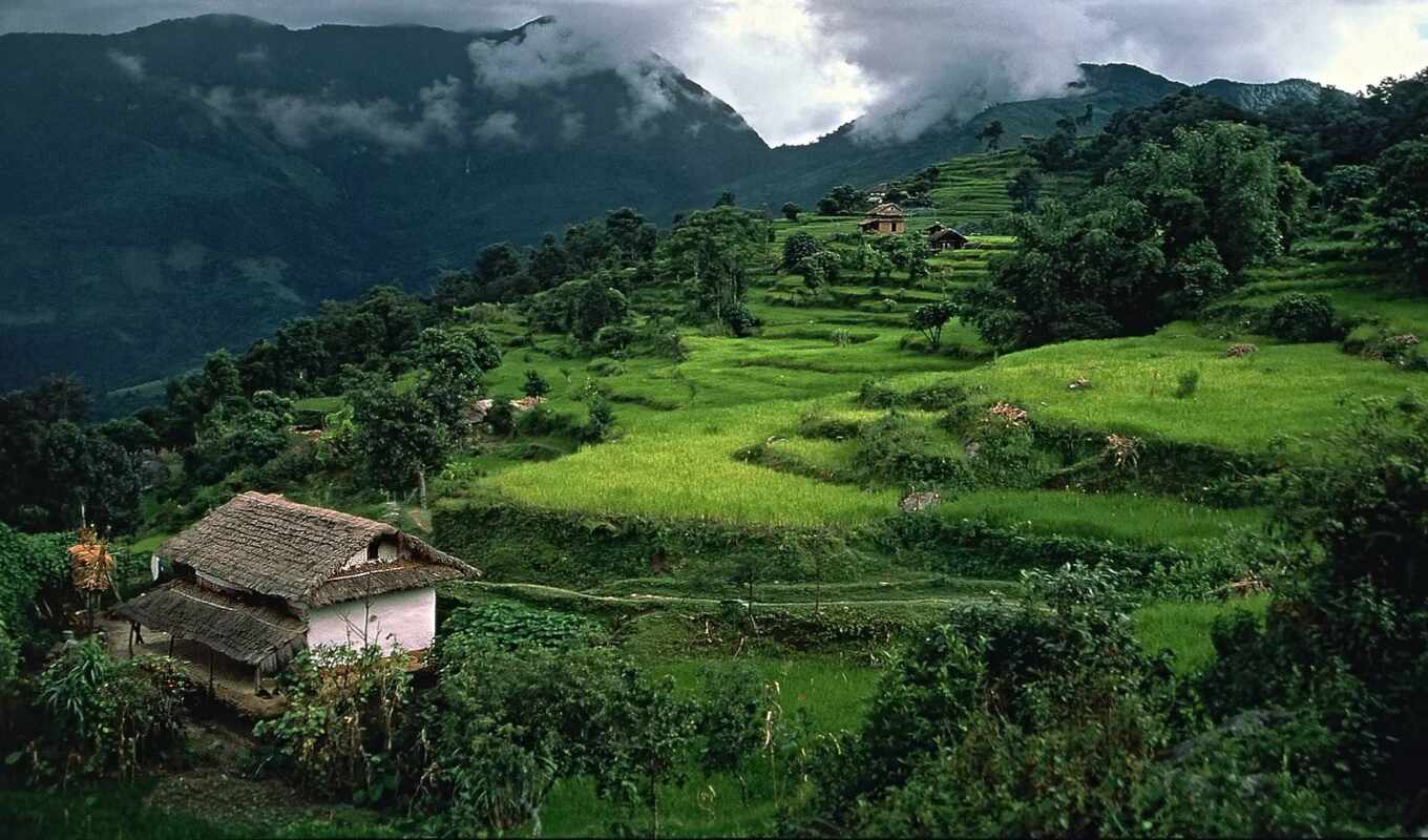 гора, country, resort, отдых, among, rook, nepal, бюджетный