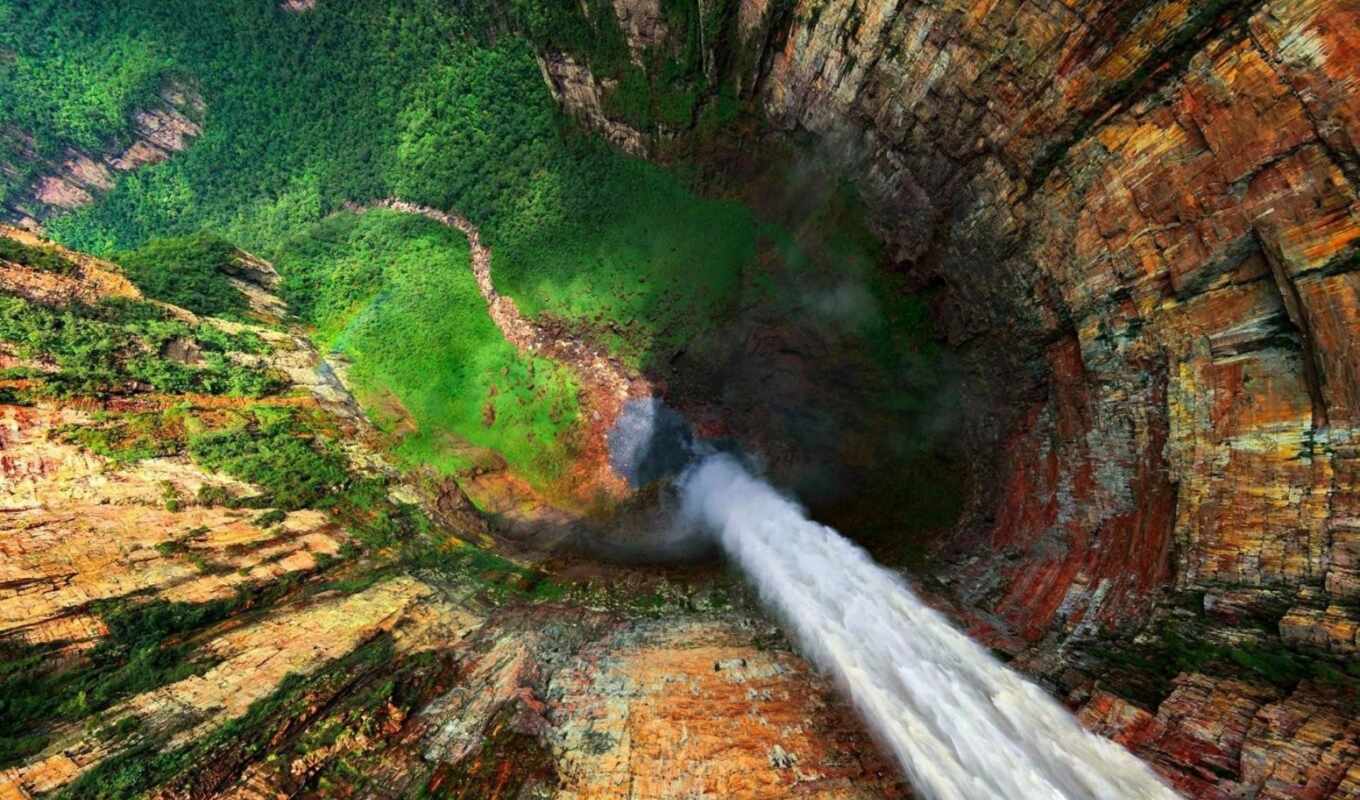 high, the world, height, waterfall, is located, anhel