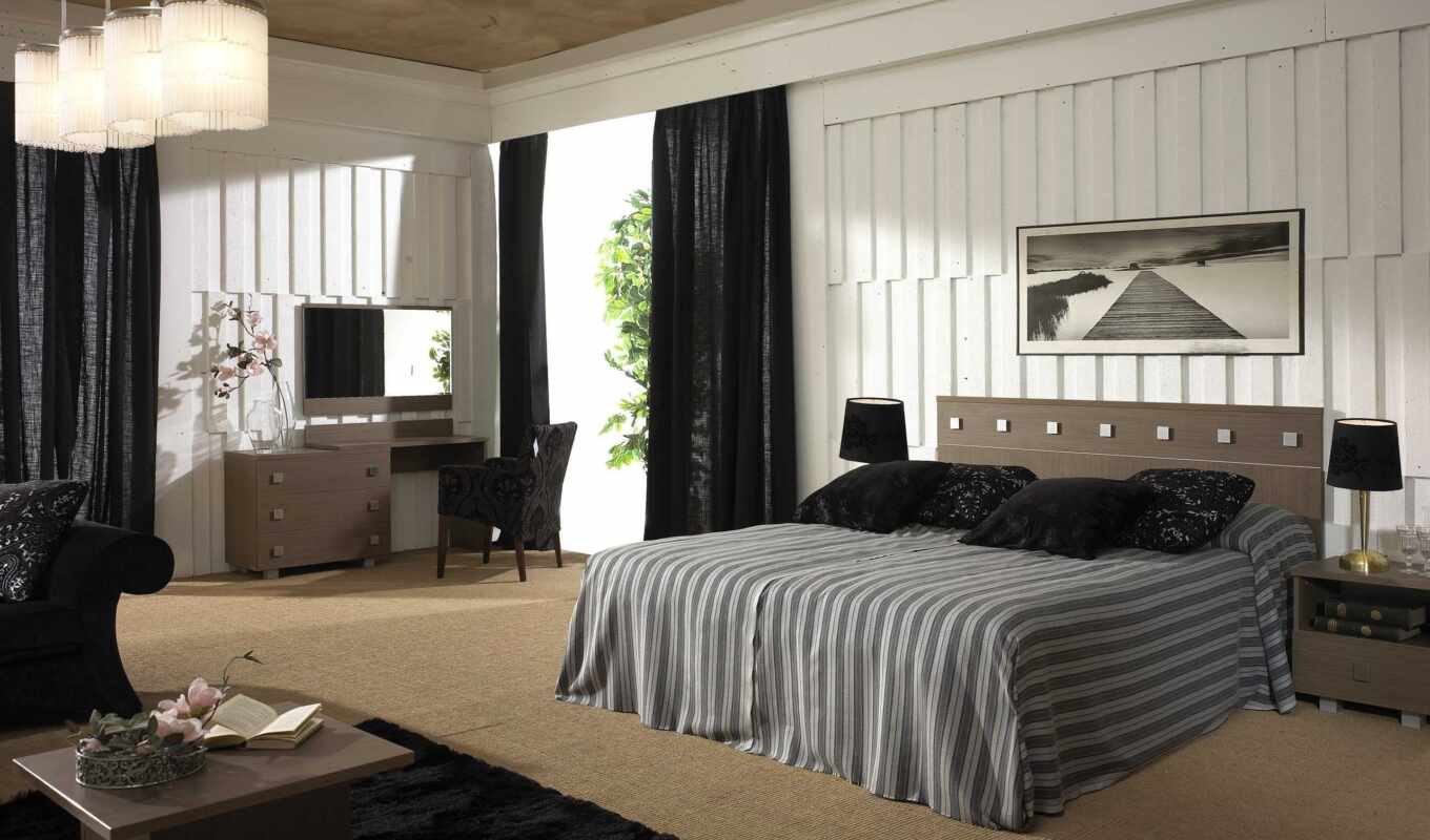 interior design, bedrooms, interior, photo wallpapers