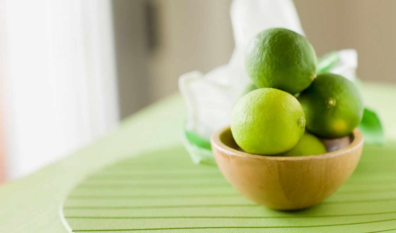 lima, плод, зелёный, чаша, meal, lemon