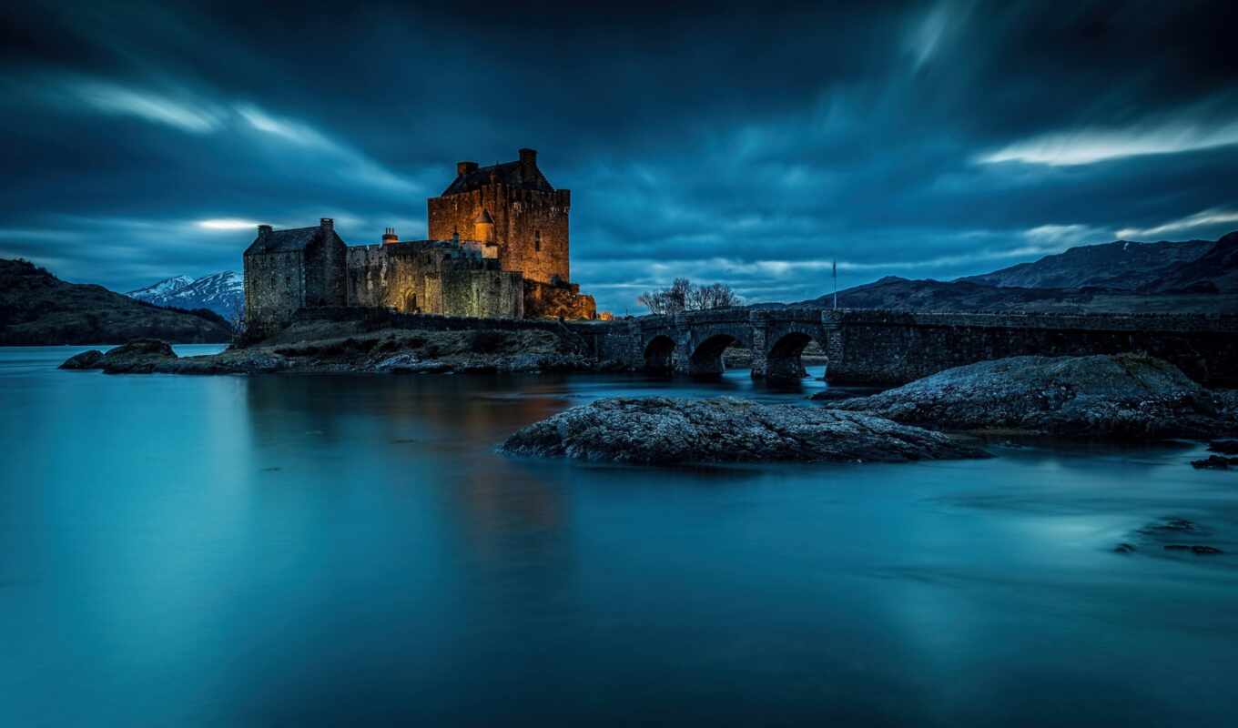 castle, шотландия, донан, scottish