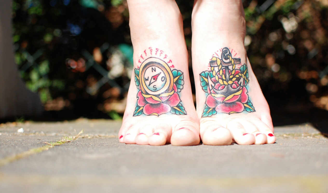 tattoo, tattoo, ideas, compass, anchor