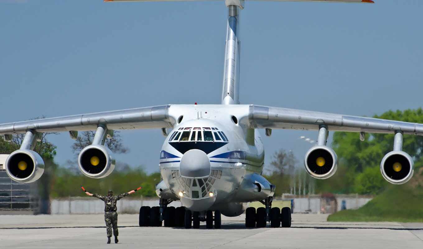 russian, aviation, air, Russia, military, transport, plane, e, ilyushin