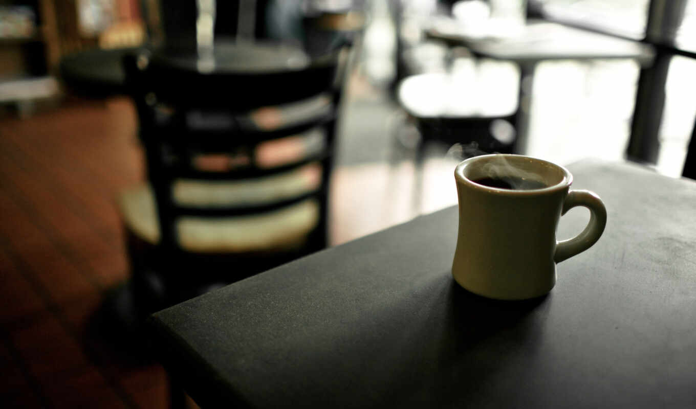 coffee, table, hot, chairs, cup, mood, cafe, cup