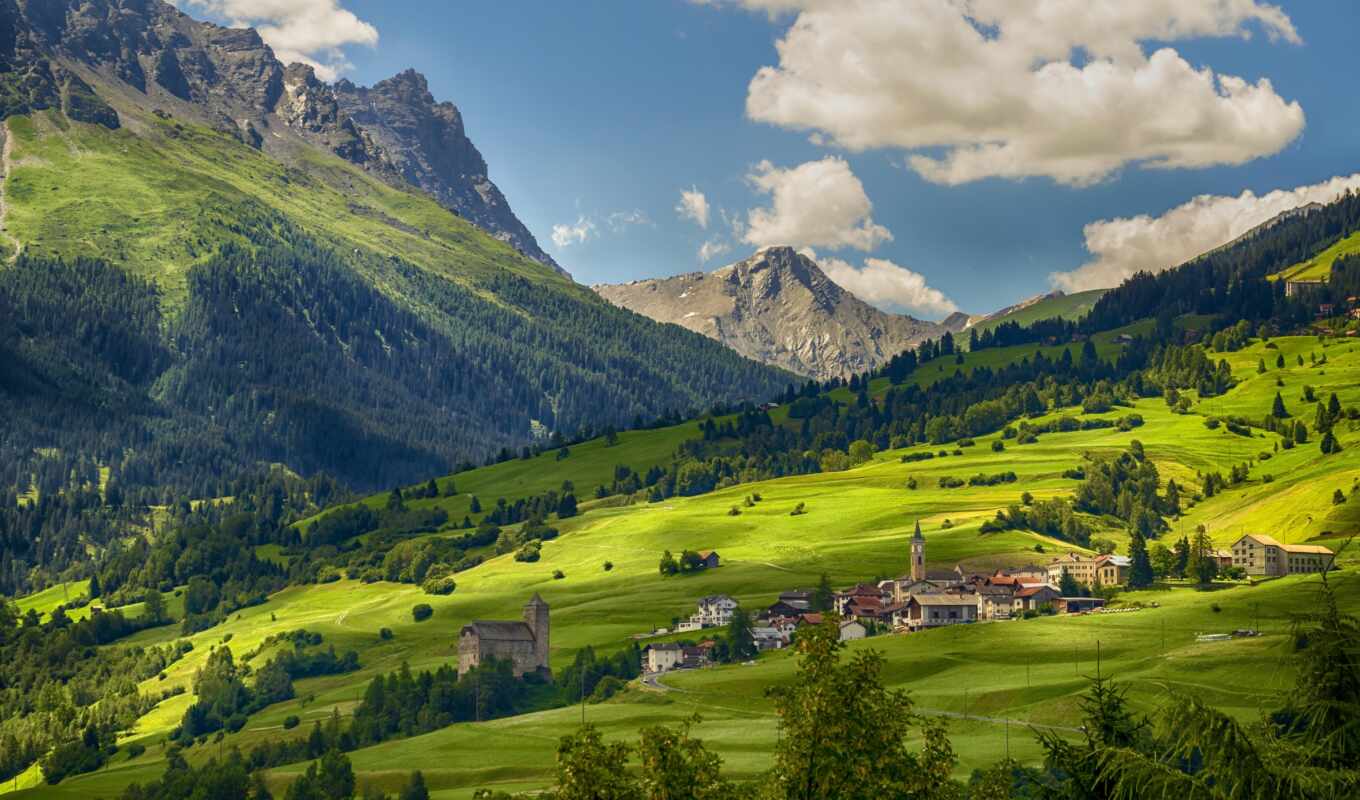 new, mountain, swiss, zealand, Switzerland