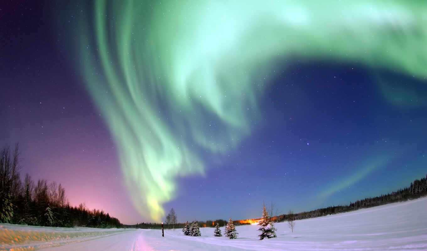 lights, north, aurora, northern, borealis, the phenomenon, glow