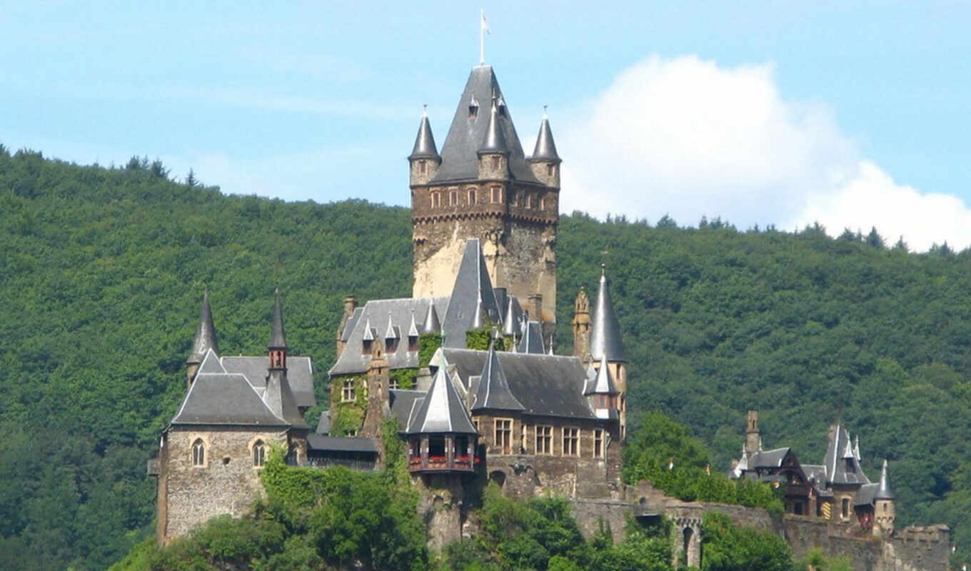 castle, they, imperial, Cochem holiday region, moselle