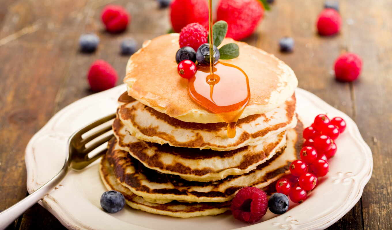pancakes, recipe, blueberries, spoons, pancakes, milk, ccookk, ingredients
