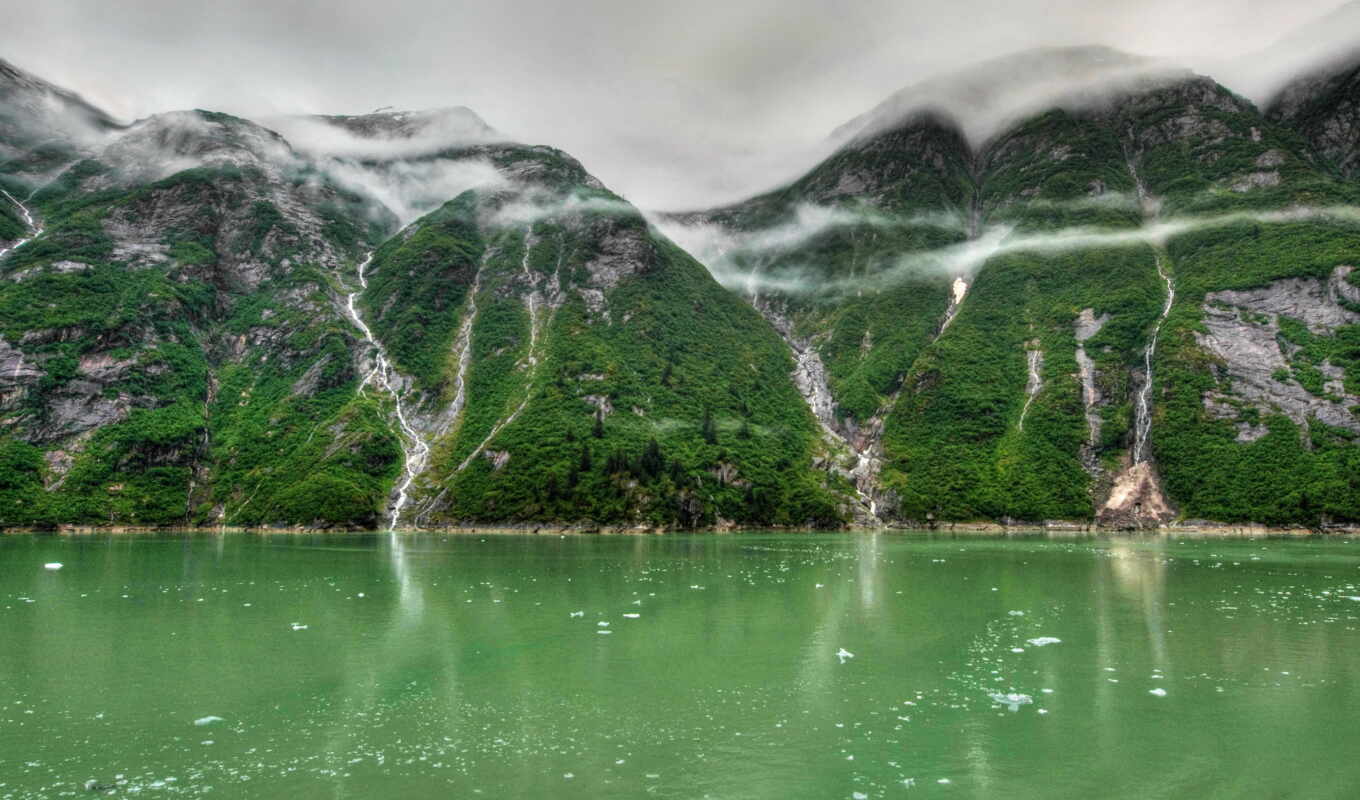 природа, desktop, water, images, аляска, fjord, tracy, arm