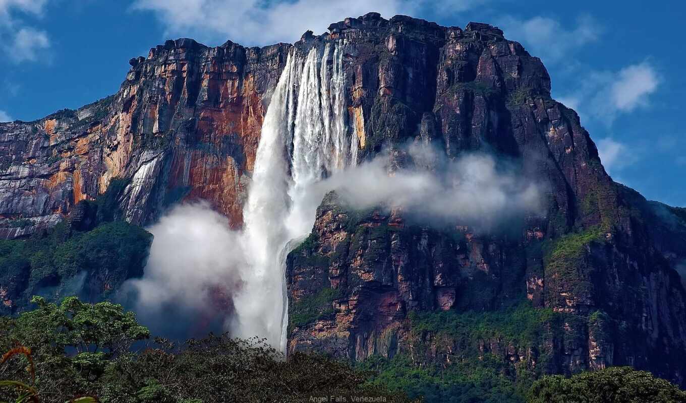 high, американский, водопад, south, миро, венесуэла