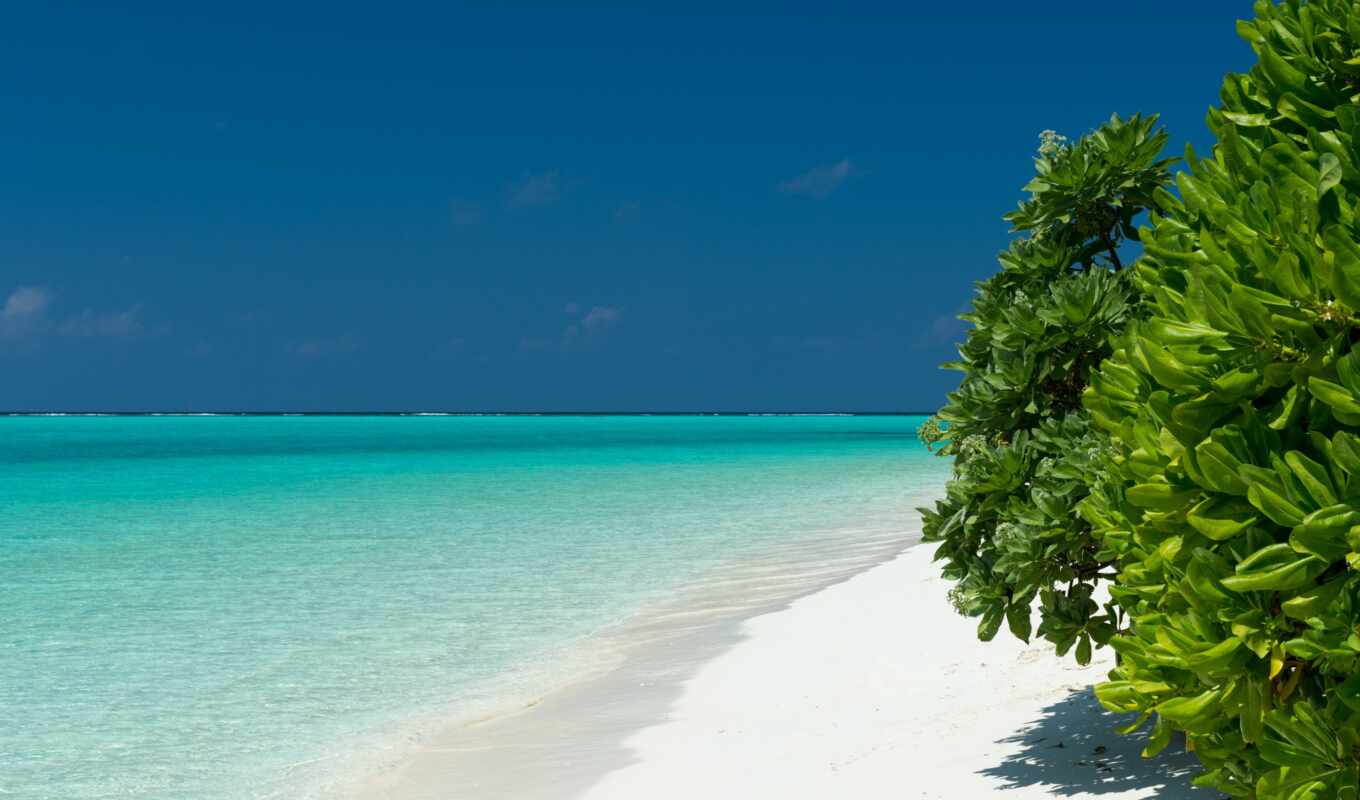 desktop, можно, water, maldives, бирюзовый, waters