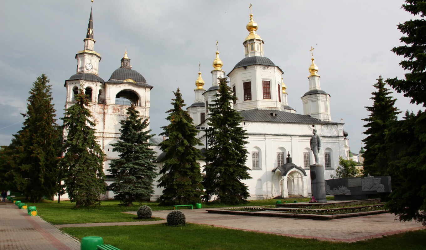 temple, Russia, the monastery, veliky, oblast, ustyug