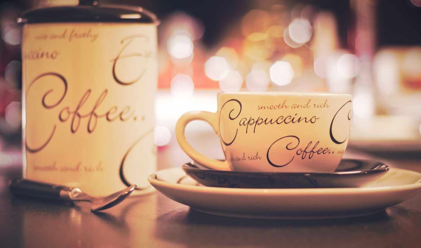 coffee, близко, найти, cup, разных, блюдце, газета, cappuccino