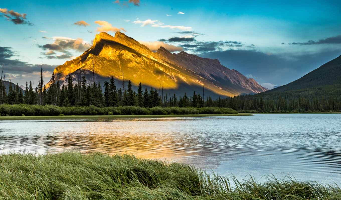 lake, mountain, park, national, banff
