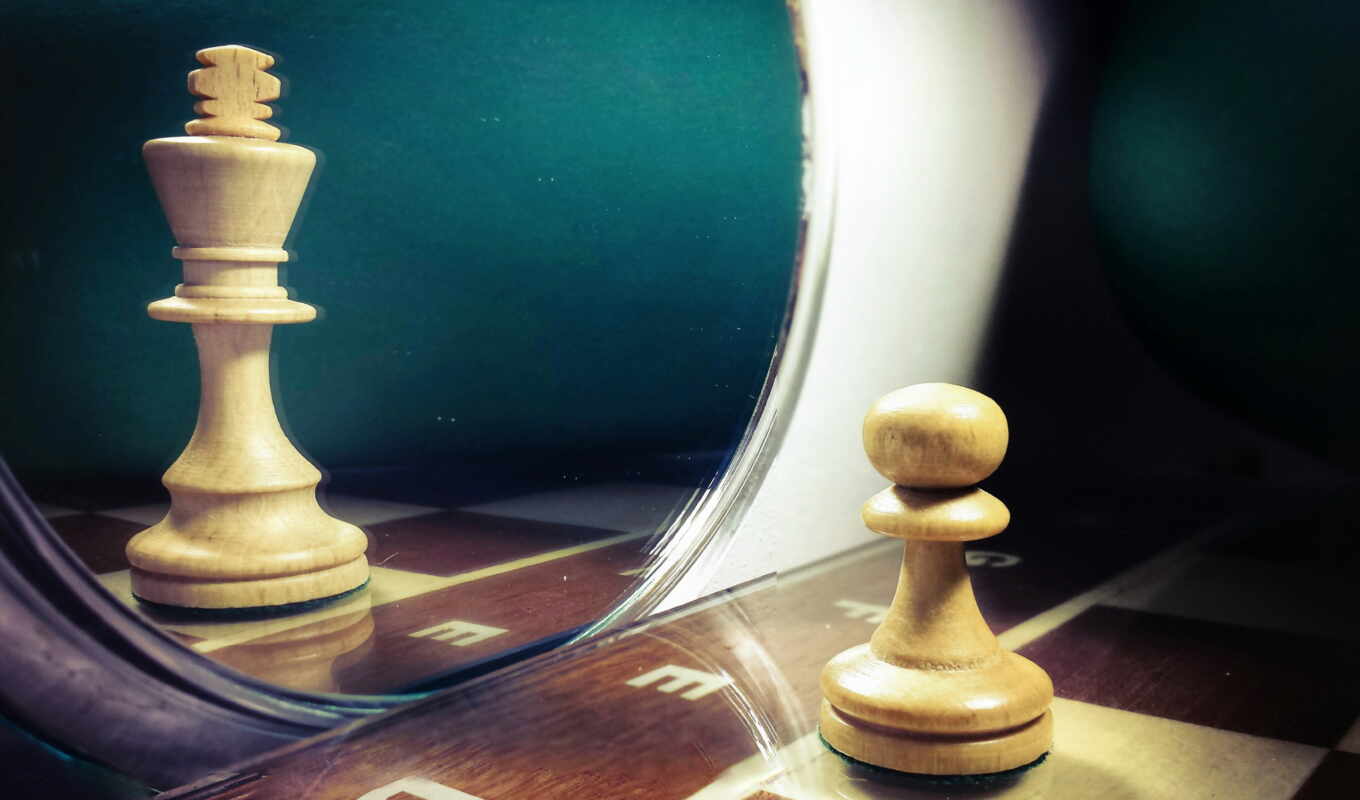 зеркало, отражение, chess