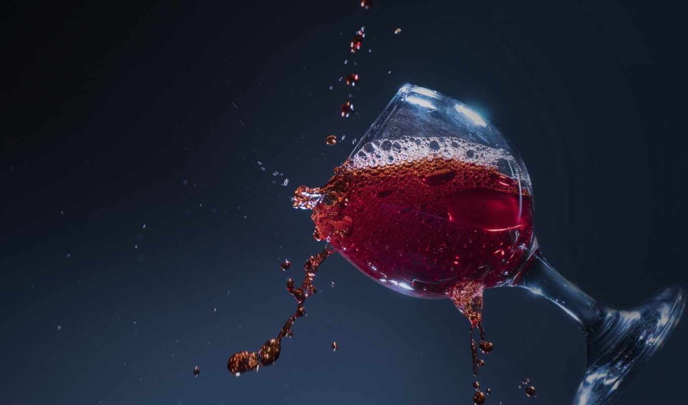 darkness, minimalism, splashes, meal, red, photo, wine, glass, free, the fault, glass