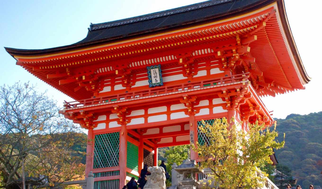 храм, kyoto, dera