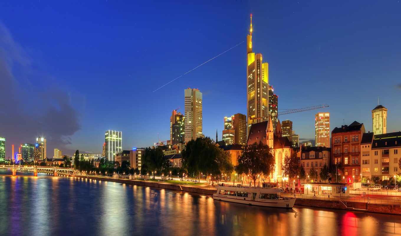 night, Frankfurt