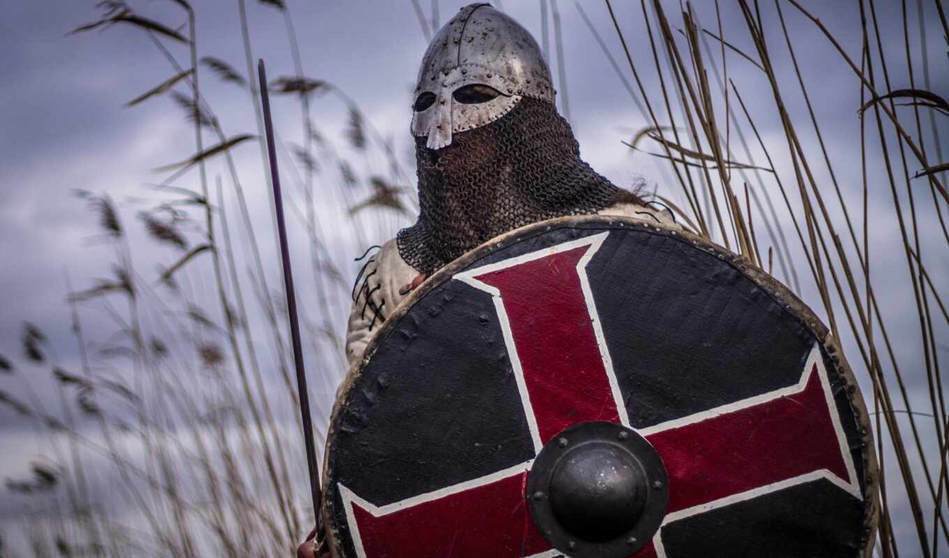 воин, меч, шлем, щит, viking, викинги