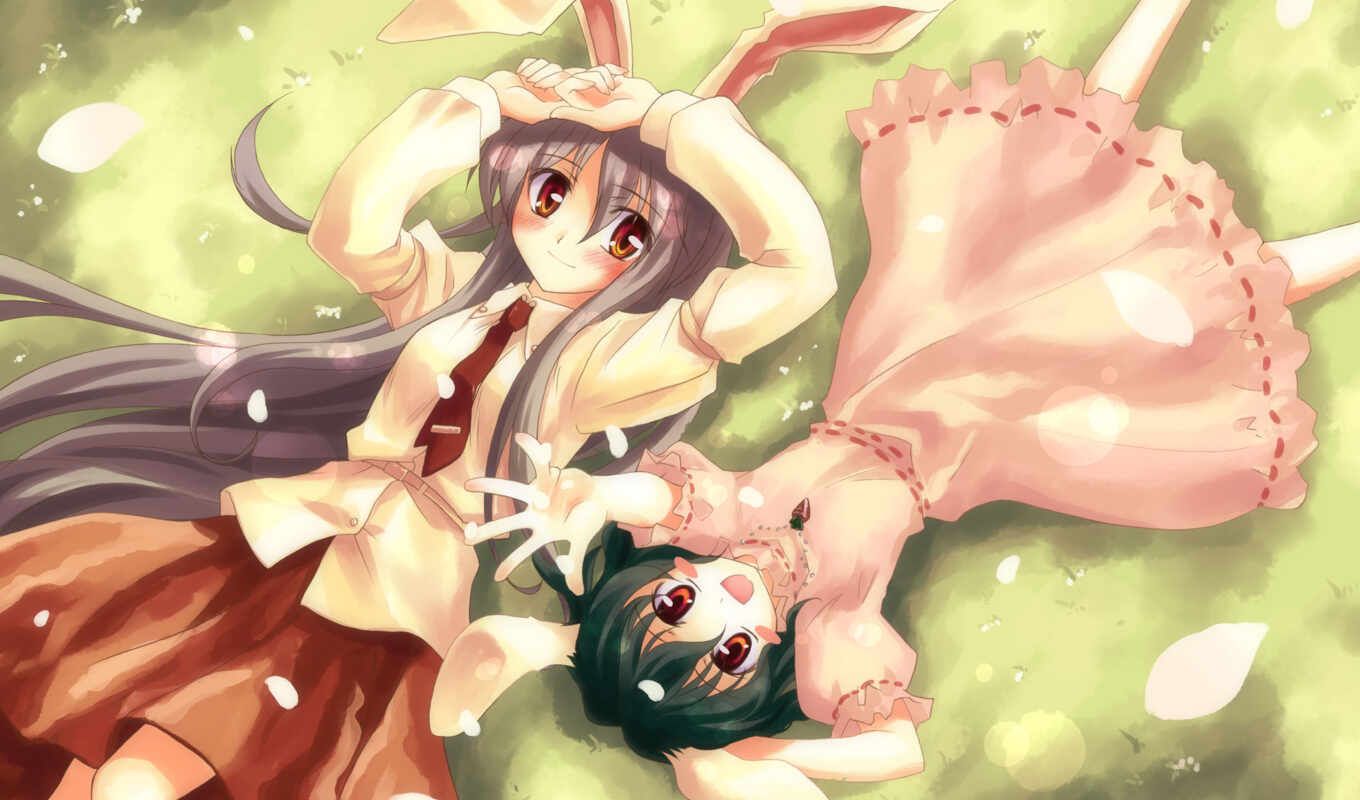 picture, picture, save, anime, touhou, friends, choose, ears, inaba, with the button, right, mice, picsfab, factory, downloads, princess, sister, udongein, reisen