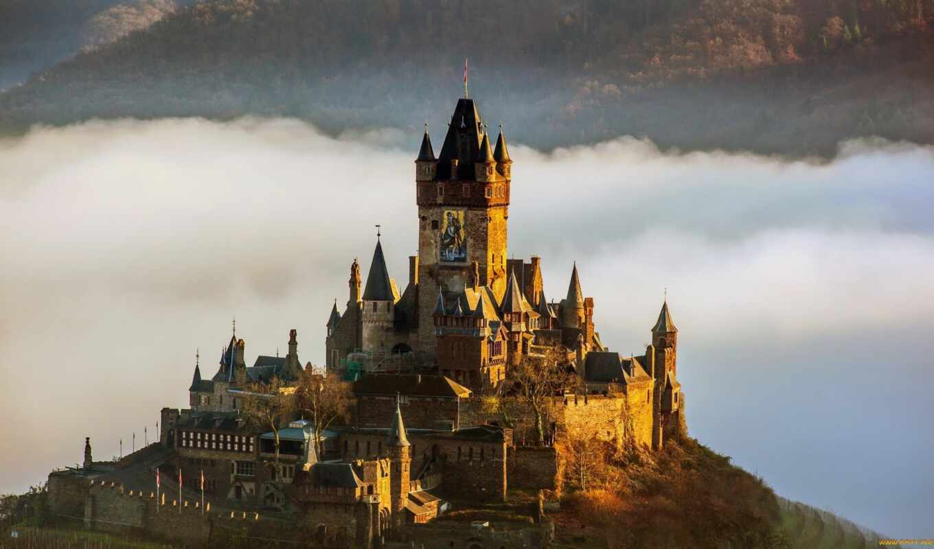 castle, history, german, imperial, Cochem holiday region, neuschwanstein, moselle, raihsburg, reichsburg