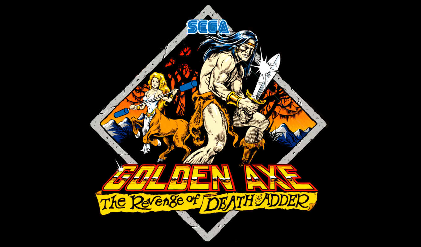 golden, axe, arcade