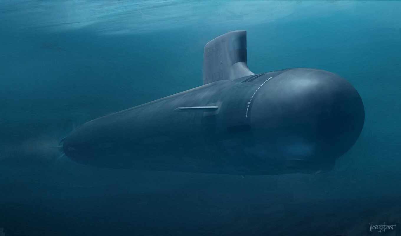 weapon, a boat, the submarine, underwater, atomic
