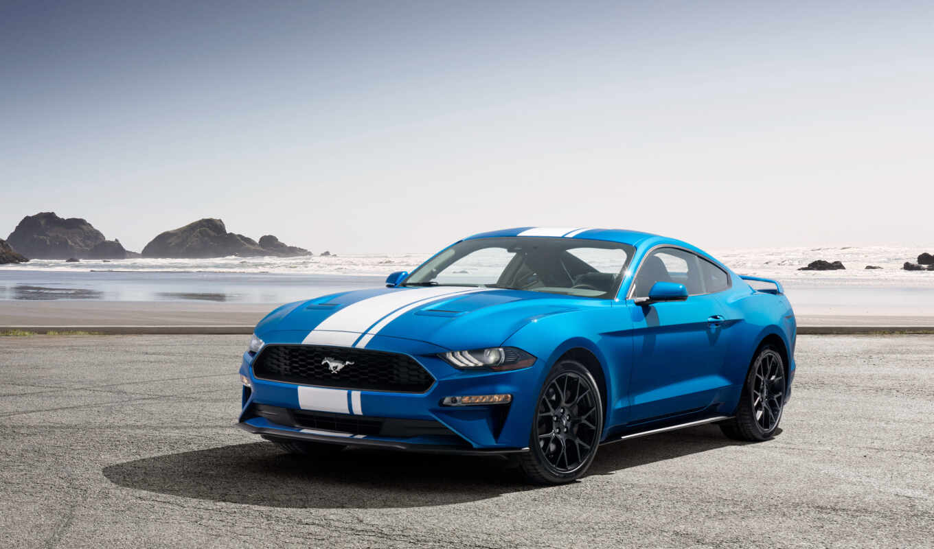 blue, pack, car, ford, mustang, shelby, ecoboost