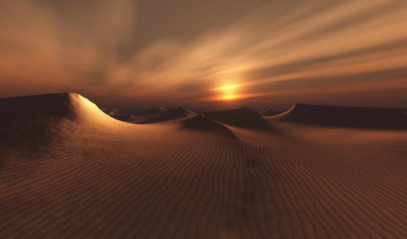 sunset, desert, desierto, kaifolog, amanec