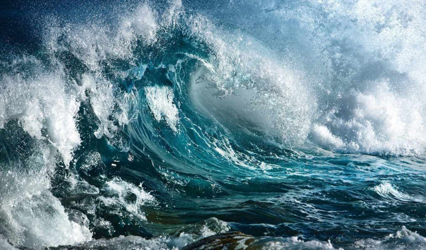 картинка, море, ocean, waves