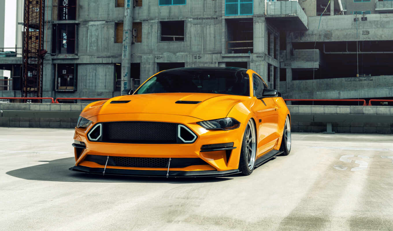 photo, mobile, car, ford, mustang, sports, yellow, billionaire