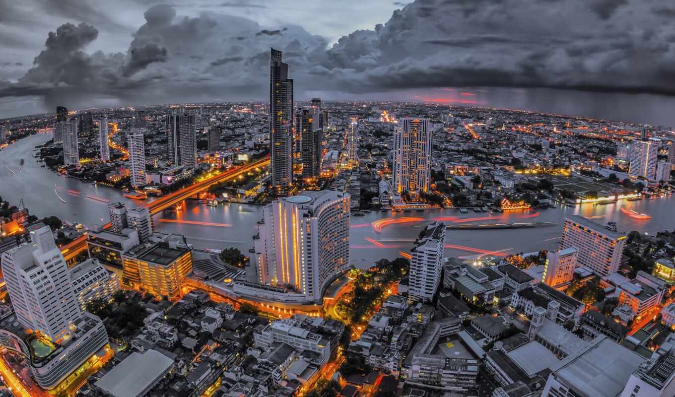 город, bangkok, таиланд