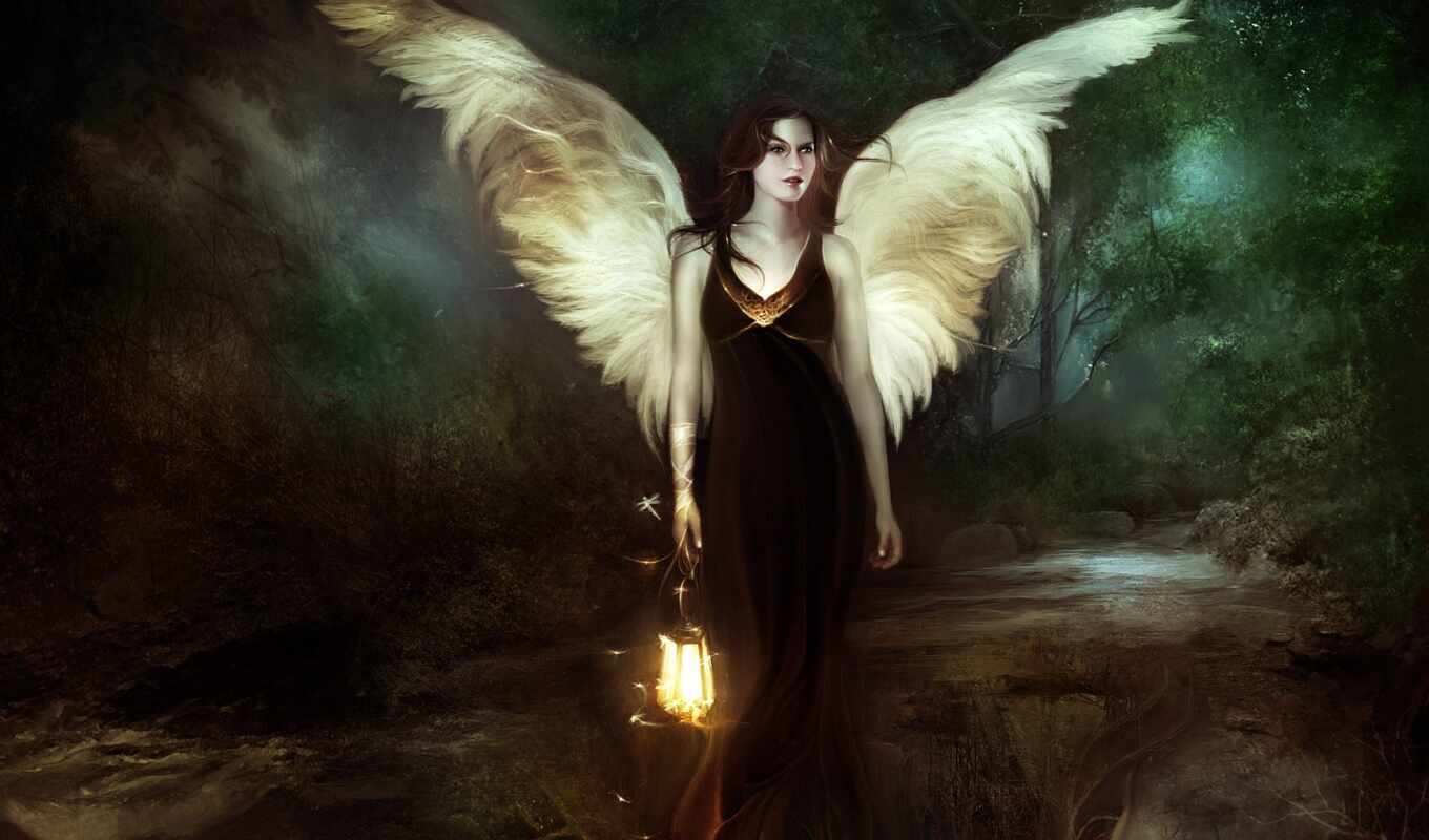девушка, angel, fantasy, крыльями, devushki, рисунки