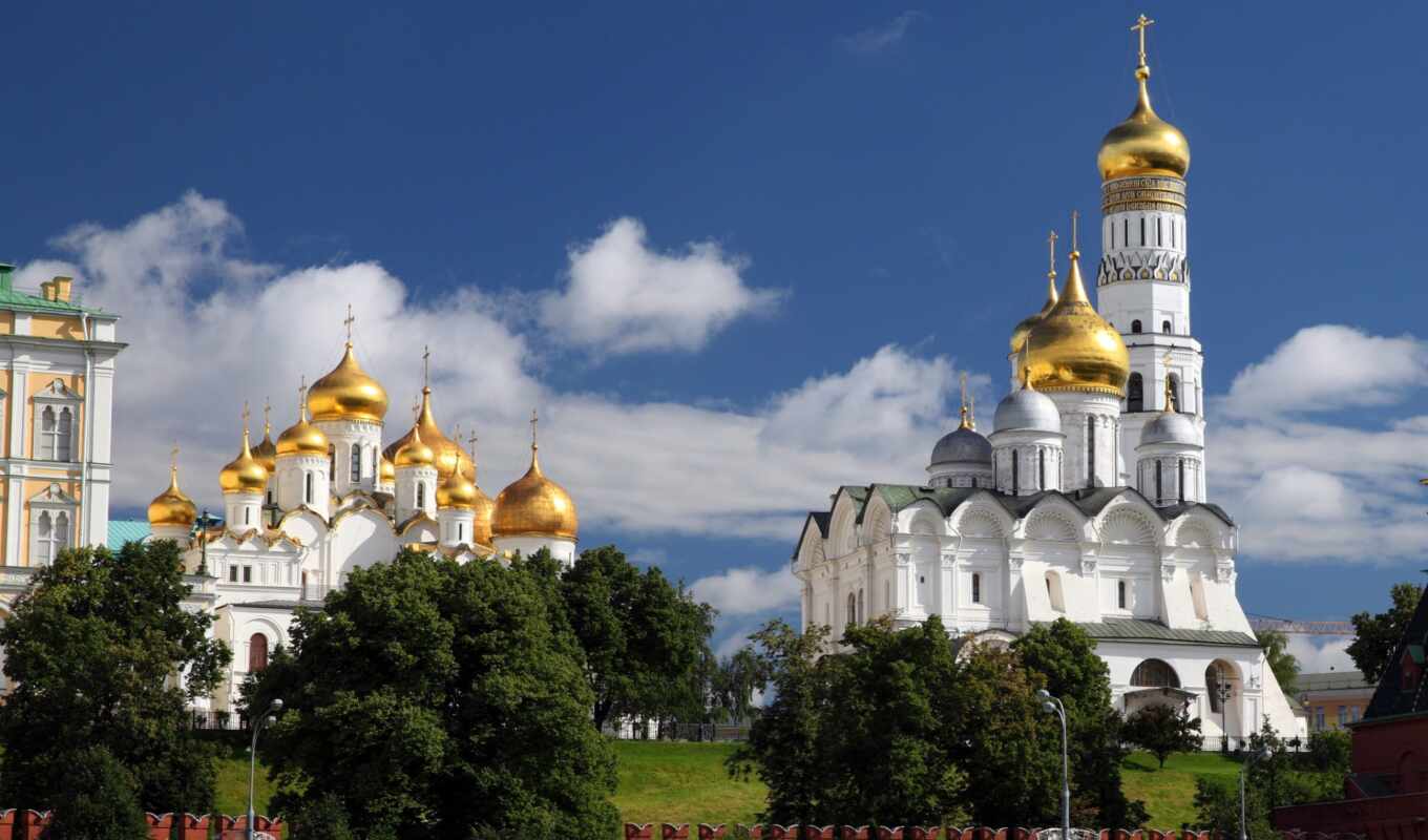 city, moscow, Kremlin, Russia, cathedral, archangel, Blagoveshchensk