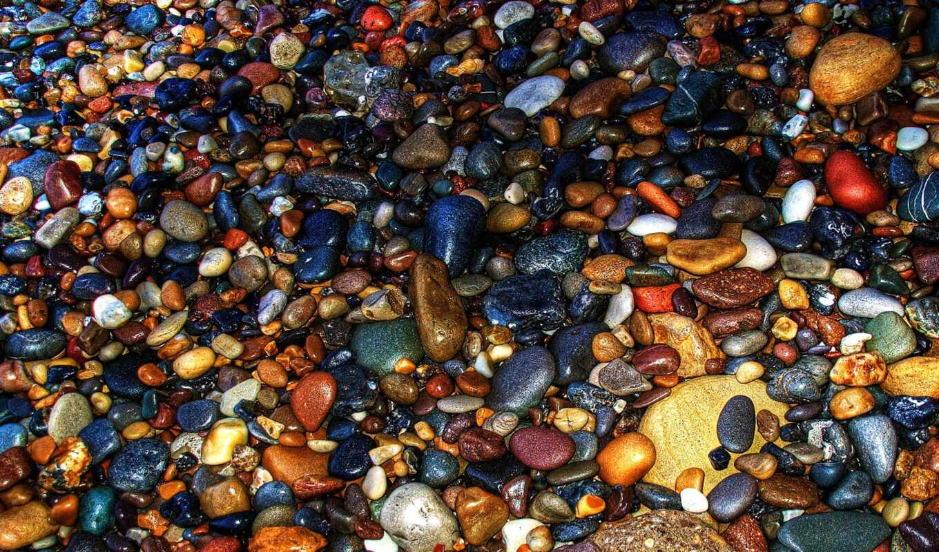 текстура, камень, море, галька, marine, color