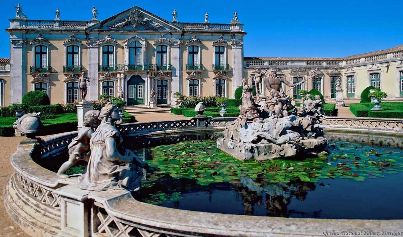 national, palace, portugal, lisbon
