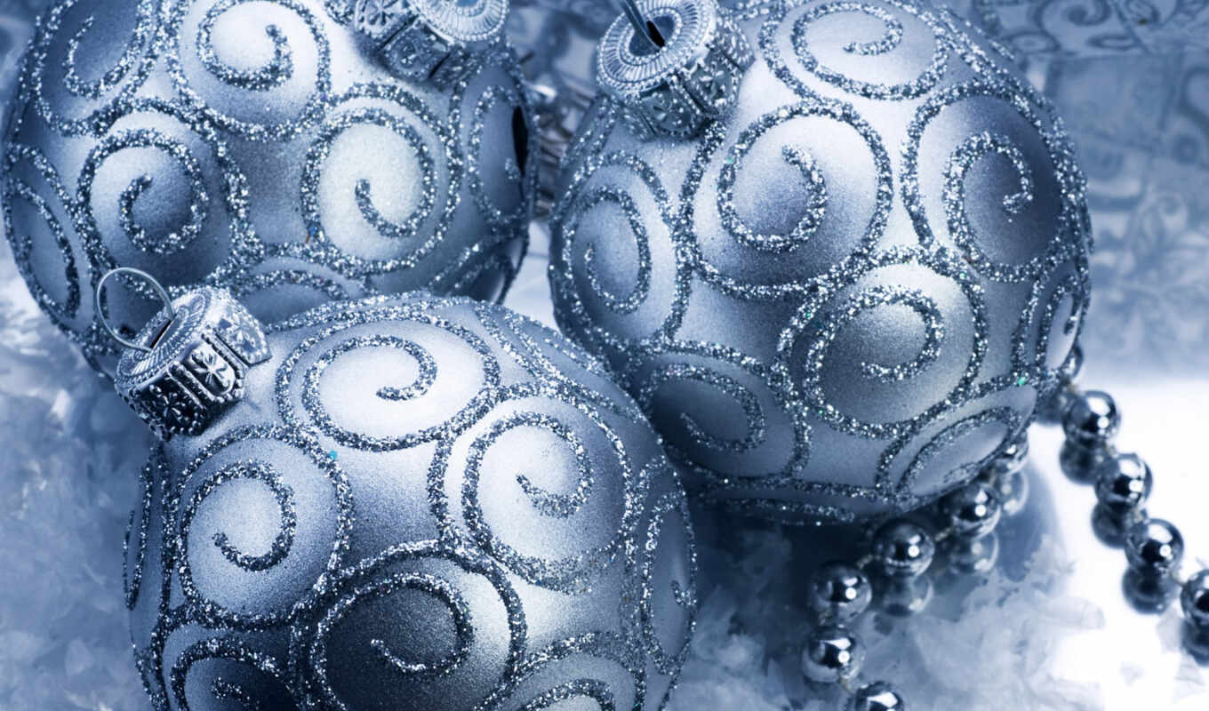 blue, new, decoration, christmas, year, silver, holiday, balloons, sequins, screen, crop, resolutions, decorations, change the size, available, jewellery, icy
