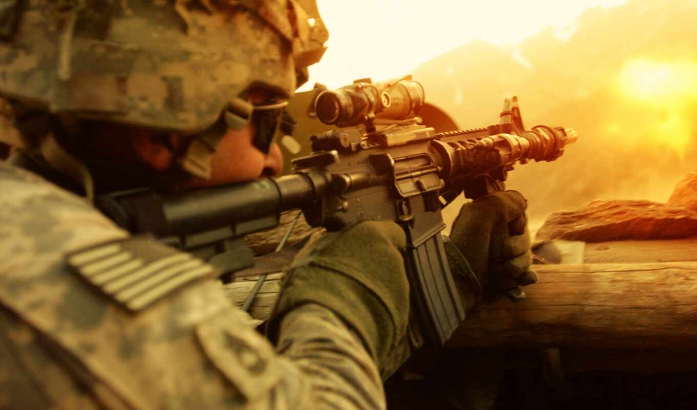 full, weapon, usa, soldier, shot, soldiers, shooting