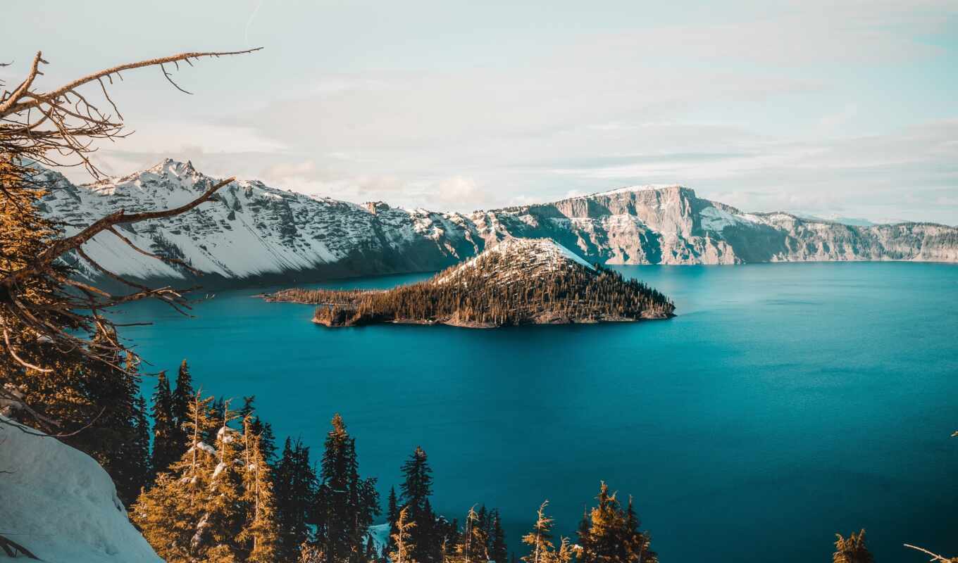 lake, park, national, crater, oregon, state