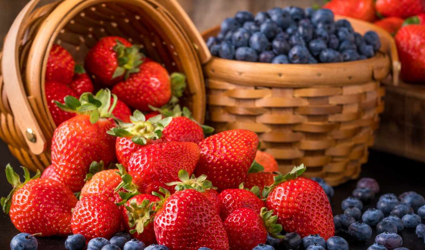 meal, fetus, strawberry, vitamin, berry, blueberries, makanan, buah, strober