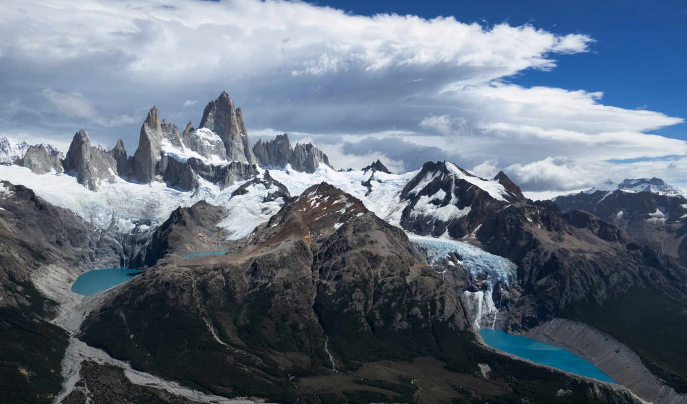 гора, аргентина, patagonia, montaña