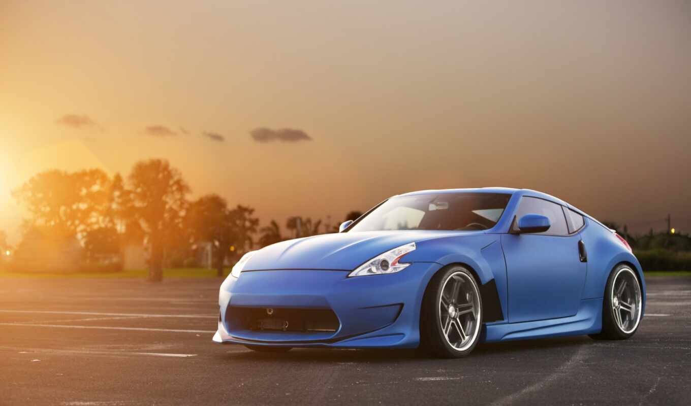 picture, picture, blue, tuning, front, nissan