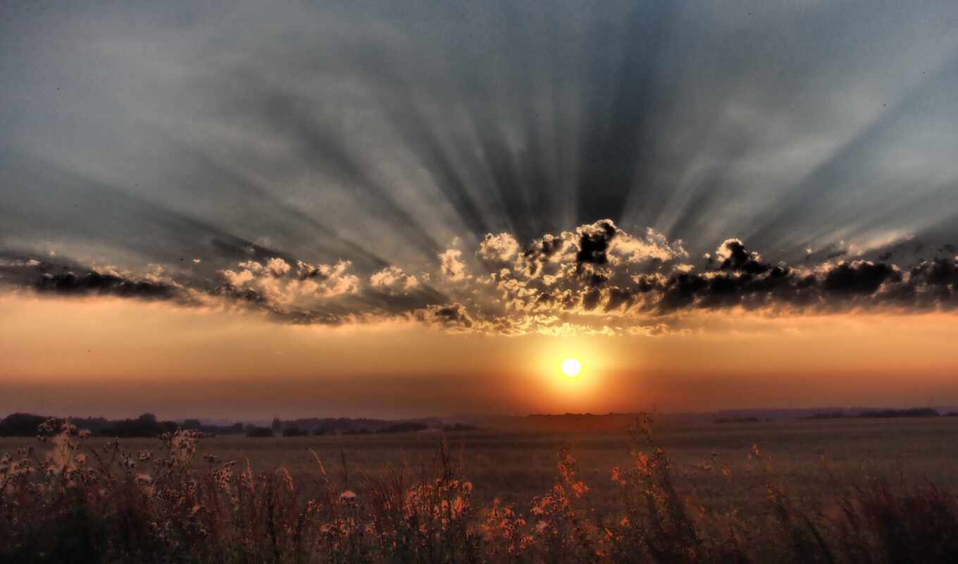 небо, free, full, со, закат, pixabay