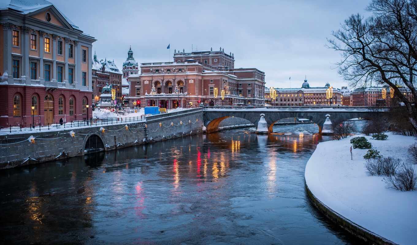 город, sweden, stockholm